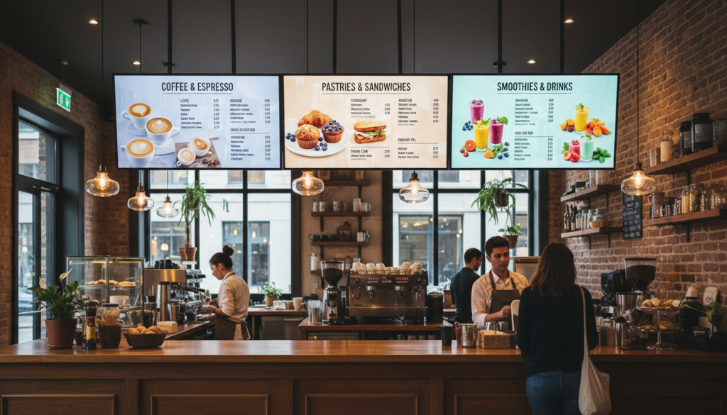 digital menu boards