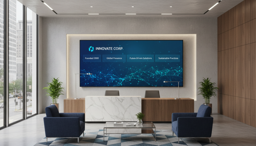 corporate signage